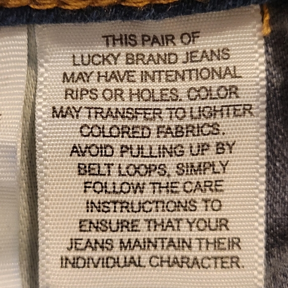 Lucky Skinny Lolita Denim Jeans Size 8 (29) Average - Picture 10 of 16